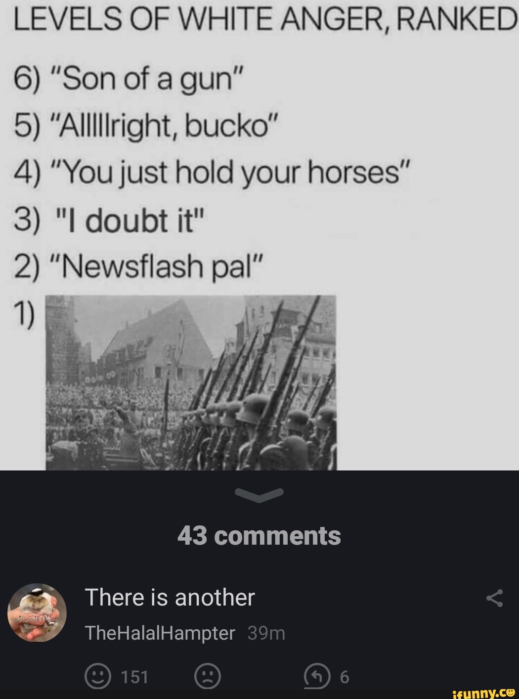 LEVELS OF WHITE ANGER, RANKED 6) 