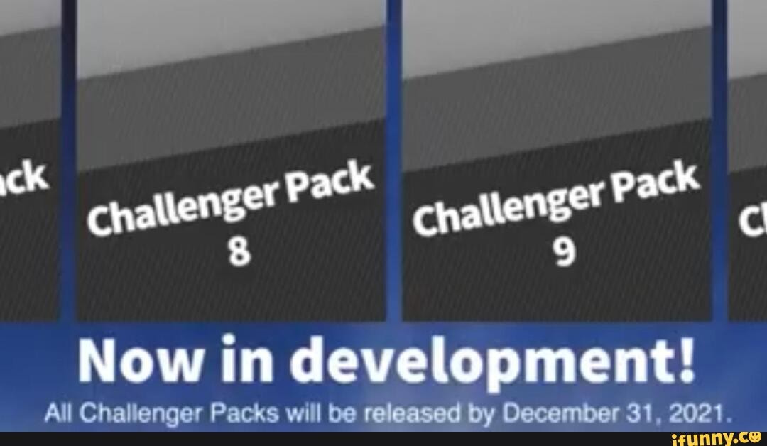Now in development!
All Challenger Packs will be released by December 31, 2021.