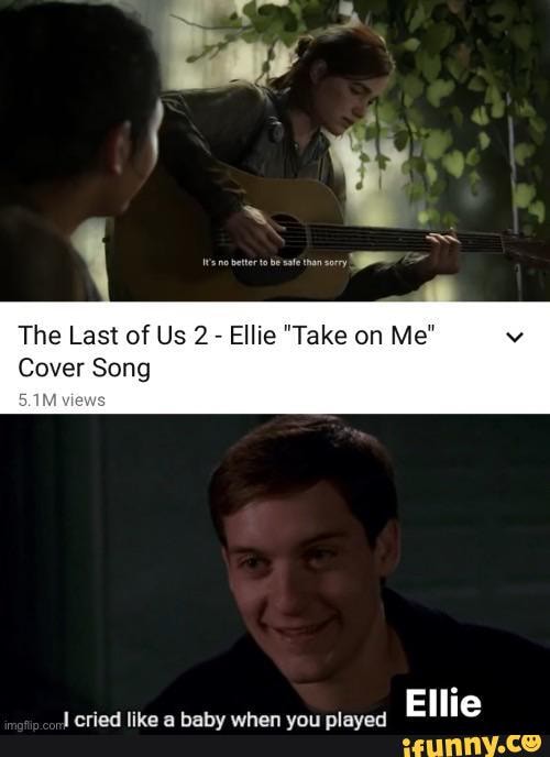 The Last of Us 2 - Ellie Take on Me Cover Song 