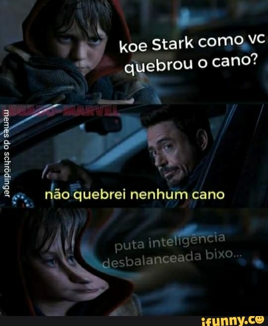 não quebrei nenhum cano