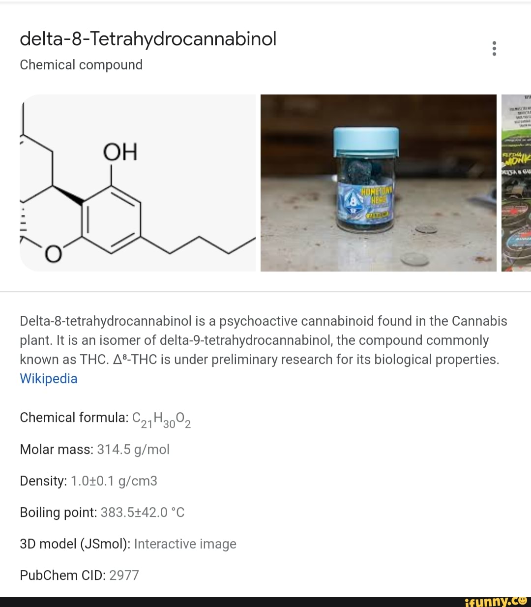 Delta-8-Tetrahydrocannabinol Chemical Compound Delta-8 ...