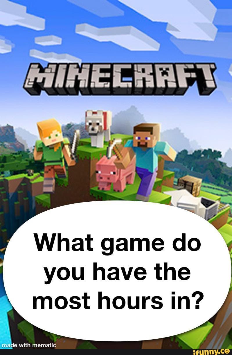 What Game Do You Have The Most Hours In IFunny