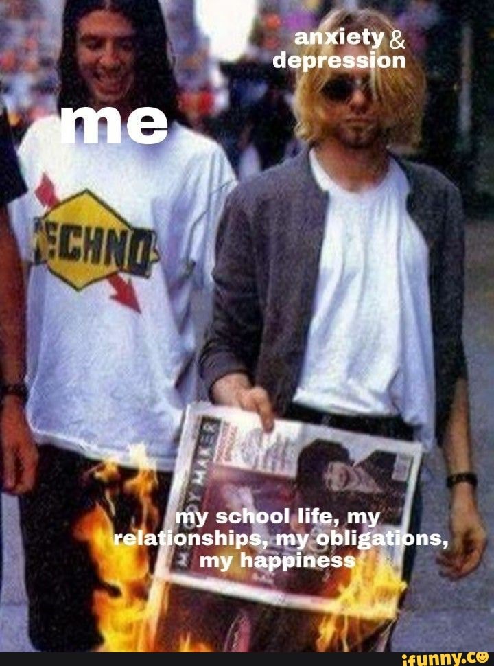 funny, kurtcobain, davegrohl, nirvana, poopy, idkwhattoputhere, idkhowtotagshitoops