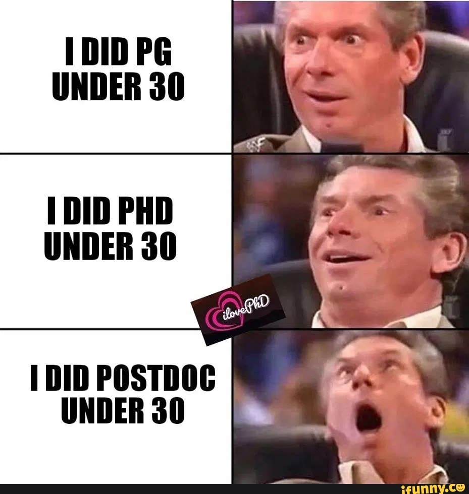 master phd postdoc meme