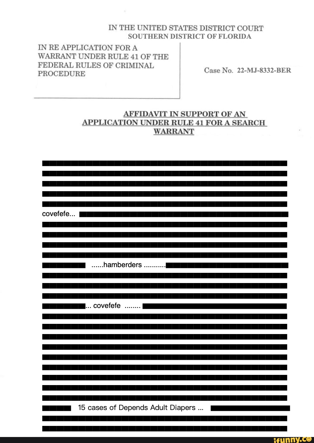 IN THE UNITED STATES DISTRICT COURT SOUTHERN DISTRICT OF FLORIDA RE IN THE UNITED STATES DISTRICT COURT SOUTHERN DISTRICT OF FLORIDA RE