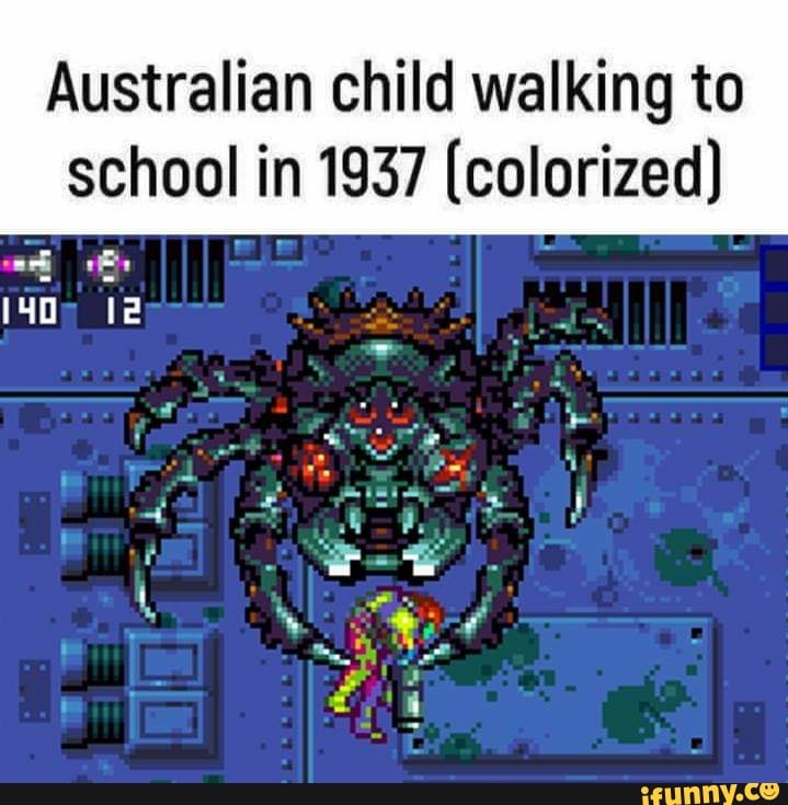 child walking to school in -