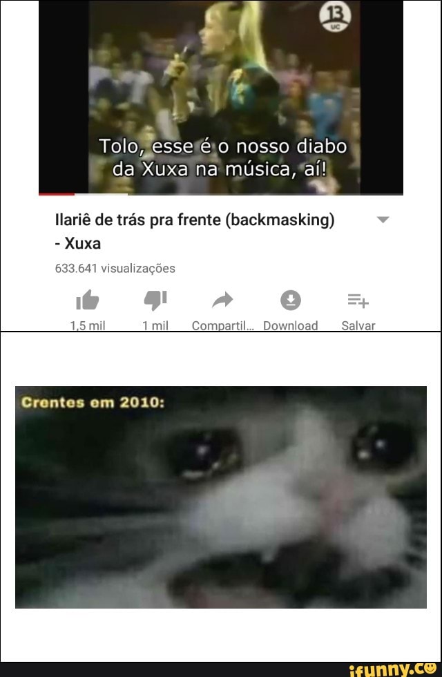 Ilariê de trás pra frente (backmasking)
33.641 visualizações