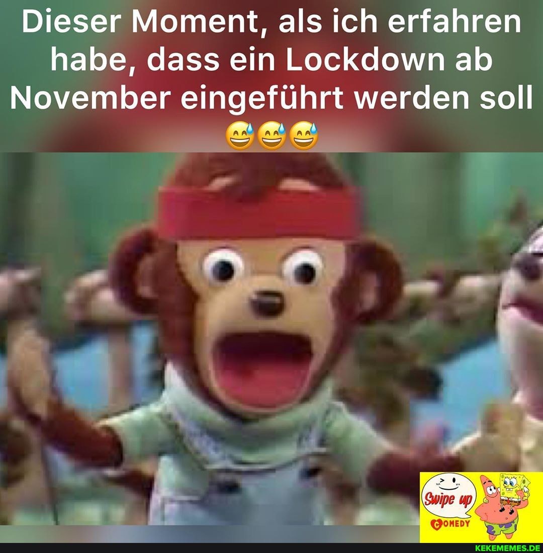 Dieser Moment, als ich erfahren habe, dass ein Lockdown ab
November eingeführt werden soll