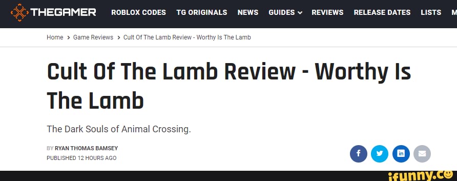 Cult Of The Lamb Review - Worthy Is The Lamb