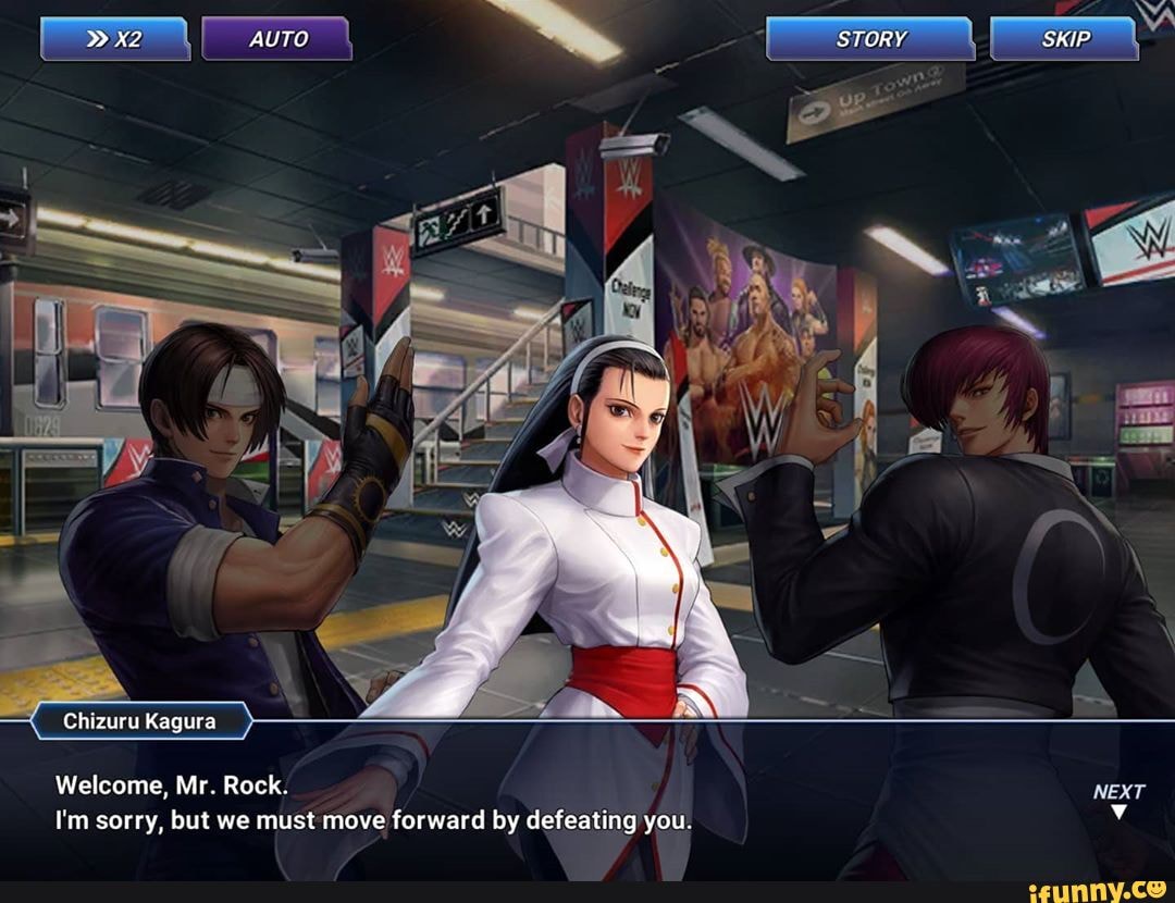 Welcome, Mr. Rock. NEXT I'm sorry, but we must move forward by defeating you.