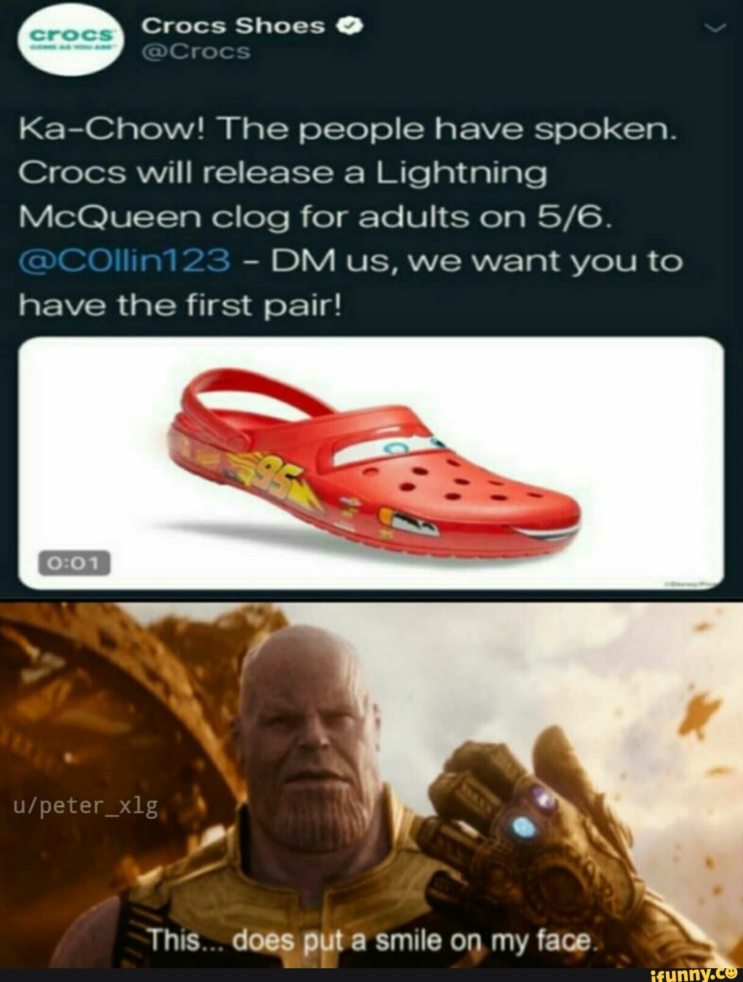 Crocs on X: Ka-Chow! The people have spoken. Crocs will release a