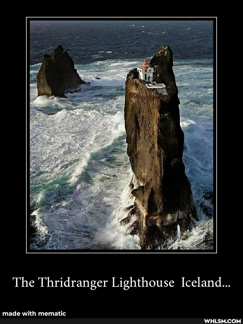The Thridranger Lighthouse Iceland...