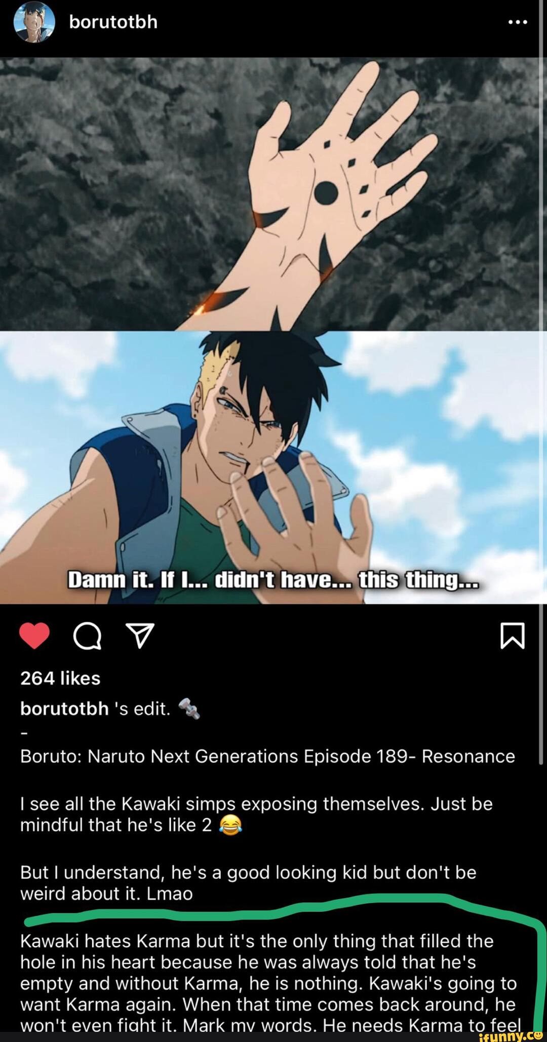 Boruto : Naruto Next Generations on X: Kawaki's Karma is back in