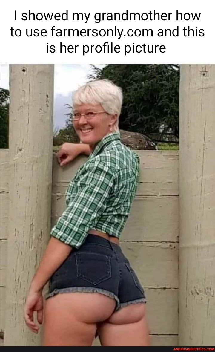 I showed my grandmother how to use and this is her profile picture