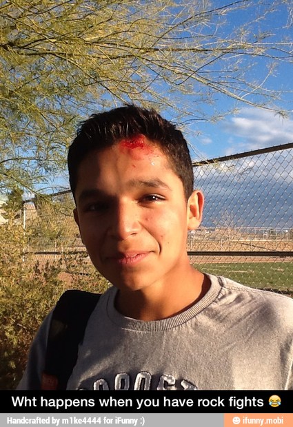 happens when you
have
rock fights β¬ - Wht happens when you have rock fights π
