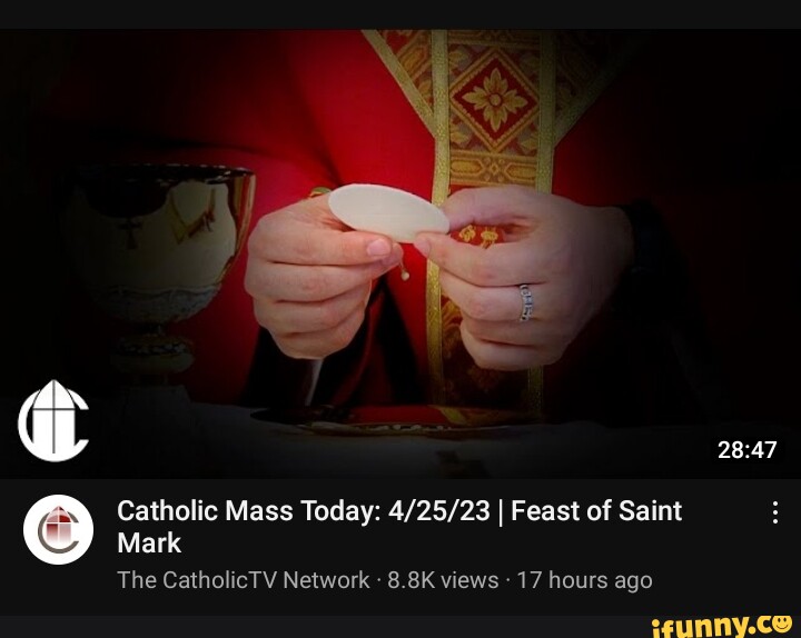 Catholic Mass Today I Feast of Saint Mark The CatholicTV Network 8.8K