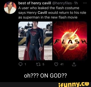 Best of henry cavill @henryfiles- A.user who leaked the flash costume