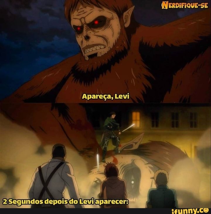 Apareça, Levi
Segundos