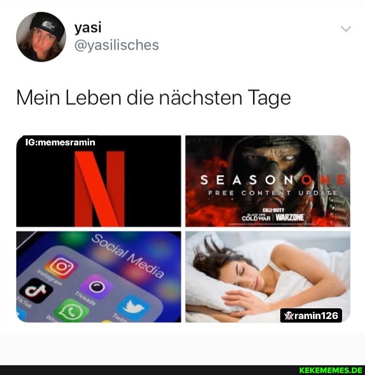 Mein Leben die nächsten Tage
SEAS
FREE
%ramin126