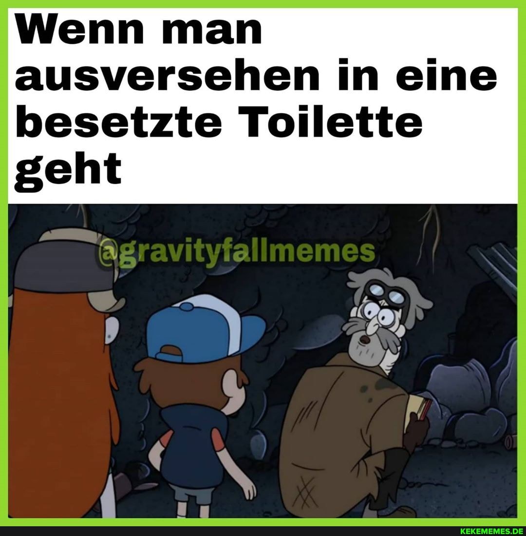 Wenn man ausversehen in eine besetzte Toilette geht
memes