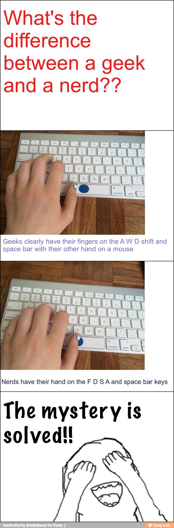 What's the difference between a geek and a nerd?? Geeks clearly have