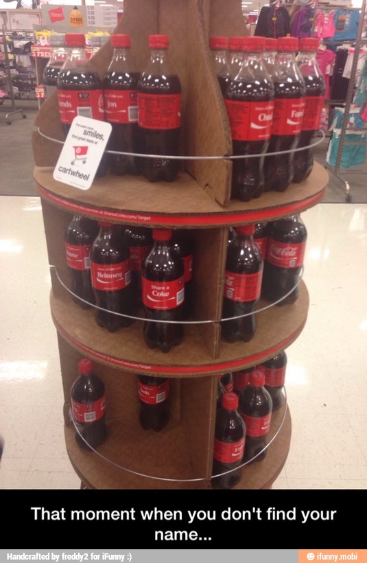 That moment when you don't find your - That moment when you don't find your name...