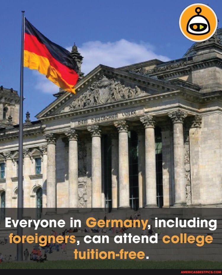 Everyone in Germany, including foreigners, can attend college tuition-free.