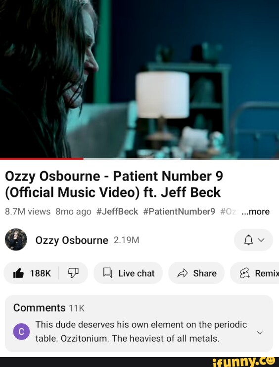 ozzy osbourne patient number 9 official audio ft jeff beck