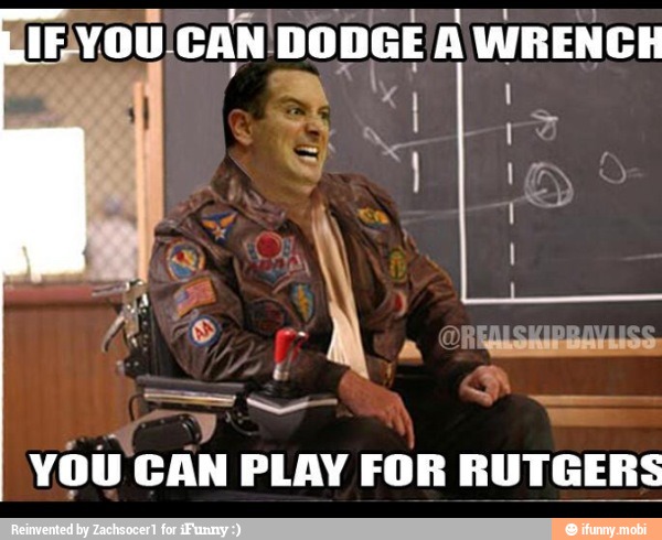 you CAN
PLAY FOR RUTGERS