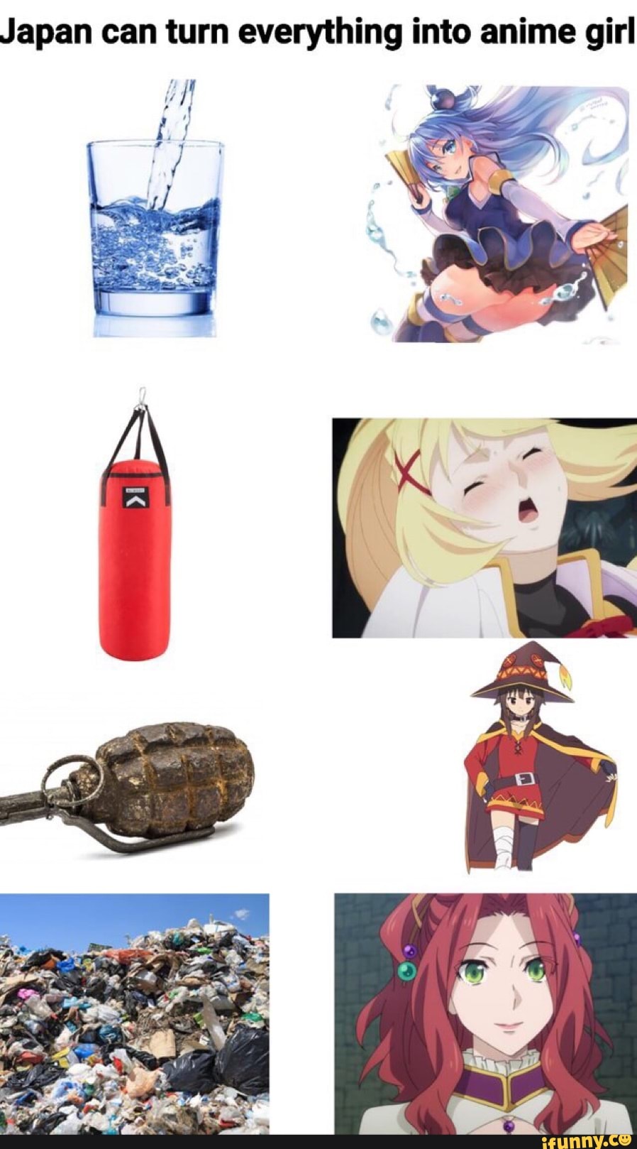 Japan can turn everything into anime girl iFunny