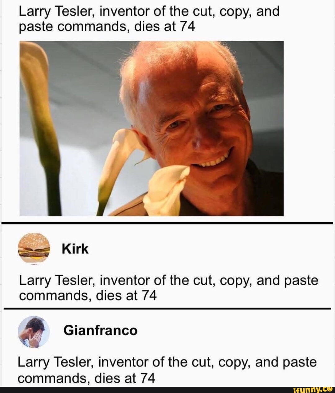 Larry Tesler, inventor of the cut, copy, and paste commands, dies at 74 ...
