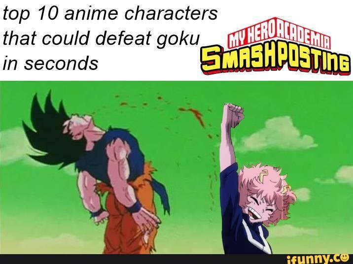 My Hero Academia Characters Goku Could Defeat 