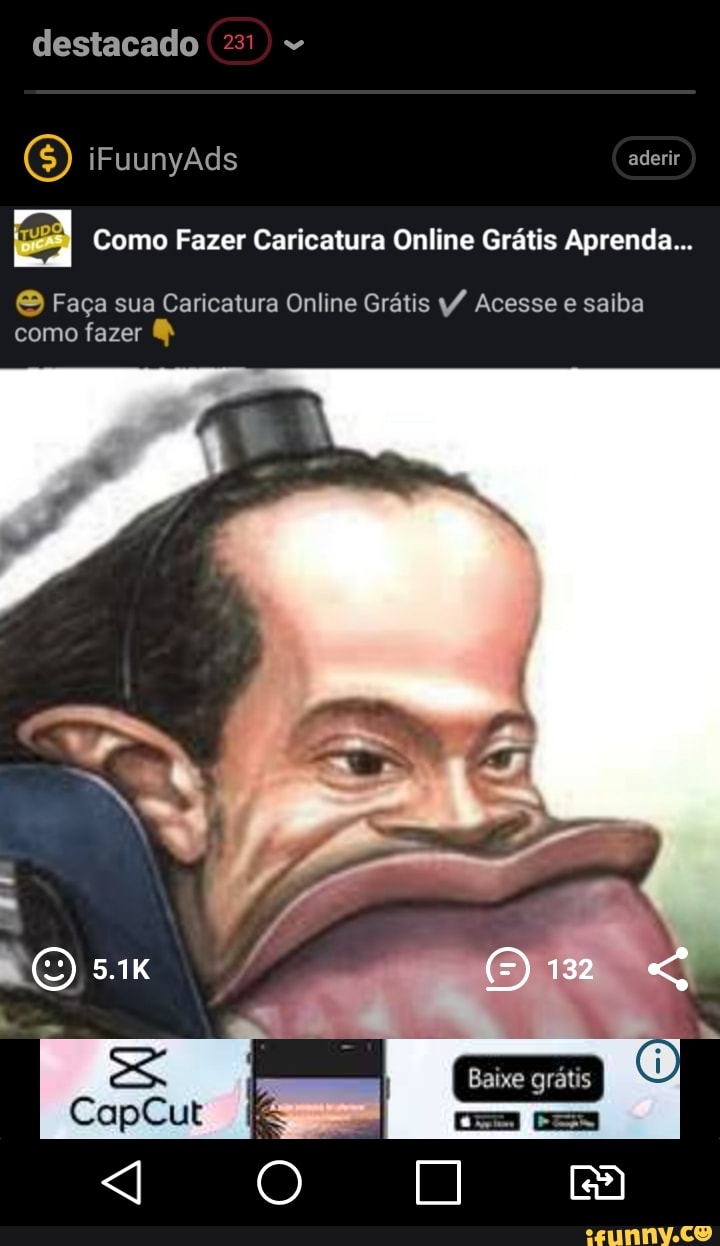 destacado
iFuunyAds aderir
Como Fazer Caricatura Online Grátis Aprenda...
Faça sua Caricatura Online Grátis Acesse e saiba como fazer
132