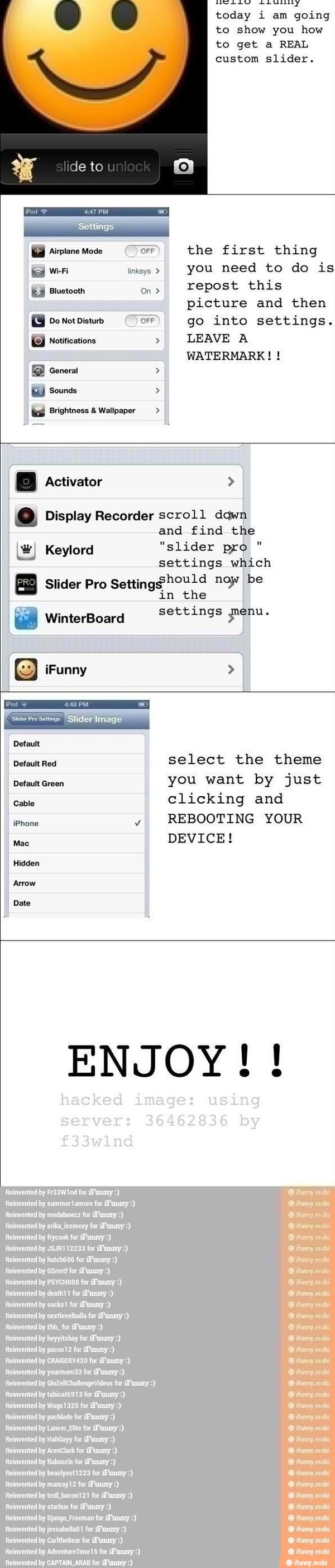 today i am
going
to show you how
picture
Do Not Disturb OFF go into settings.
(8 Notirications LEAVE A
WATERMARK! General is Brightness Wallpaper O Display Recorder scroll dawn
W) Keylord "slider pro
settings which
Slider Pro
SettingShOuld now be
in the
settings genu. i) WinterBoard