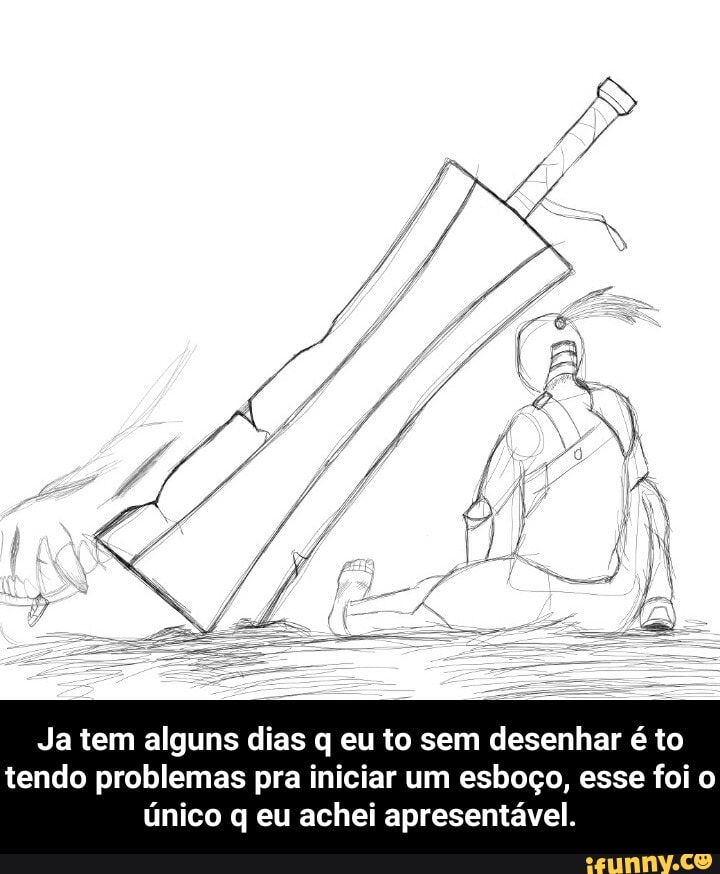 Ja tem alguns dias q eu to sem desenhar é to tendo problemas pra iniciar um esboço, esse foi o único q eu achei apresentável. - Ja tem alguns dias q eu to sem desenhar é to tendo problemas pra iniciar um esboço, esse foi o único q eu achei apresentável.