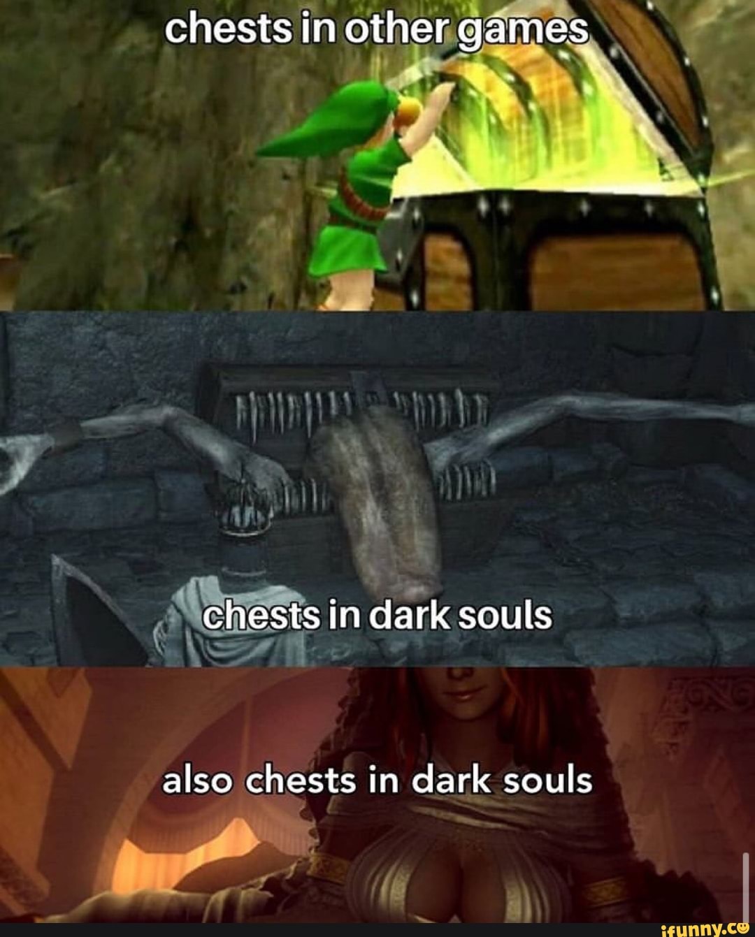 A ch esis in dark souls also chests in dark souls.