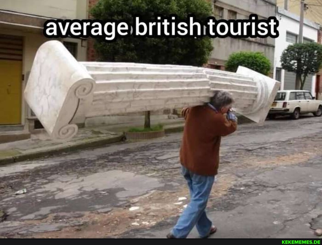 average british tourist-