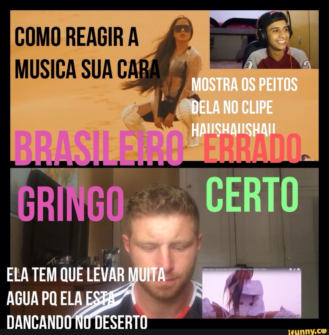 COMO REAGIR A
MUSICA SUAC =