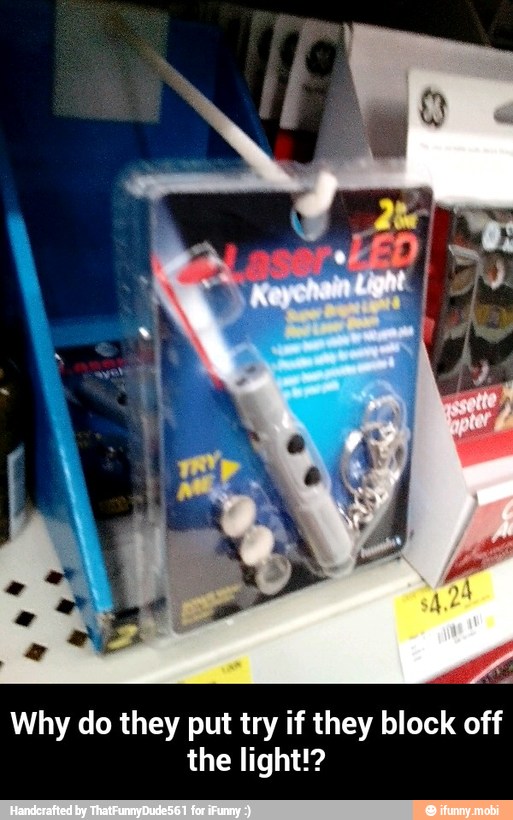Why do they put try if they block off
the light!? - Why do they put try if they block off the light!?