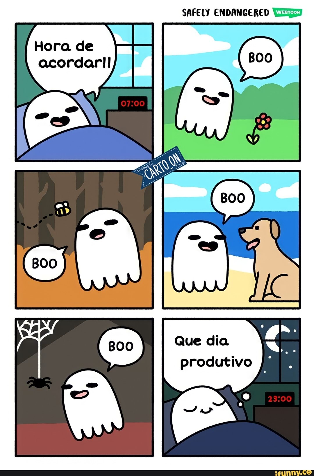 SAFELY ENDANGERED
Hora de
Que dia produtivo