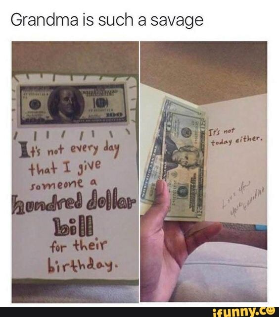 Grandma is such a savage