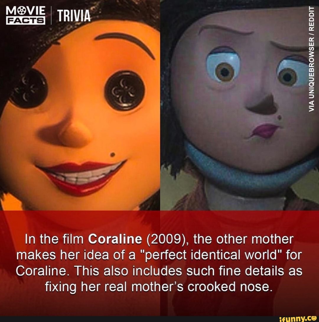 In the film Coraline (2009), the other mother makes her idea of a ...