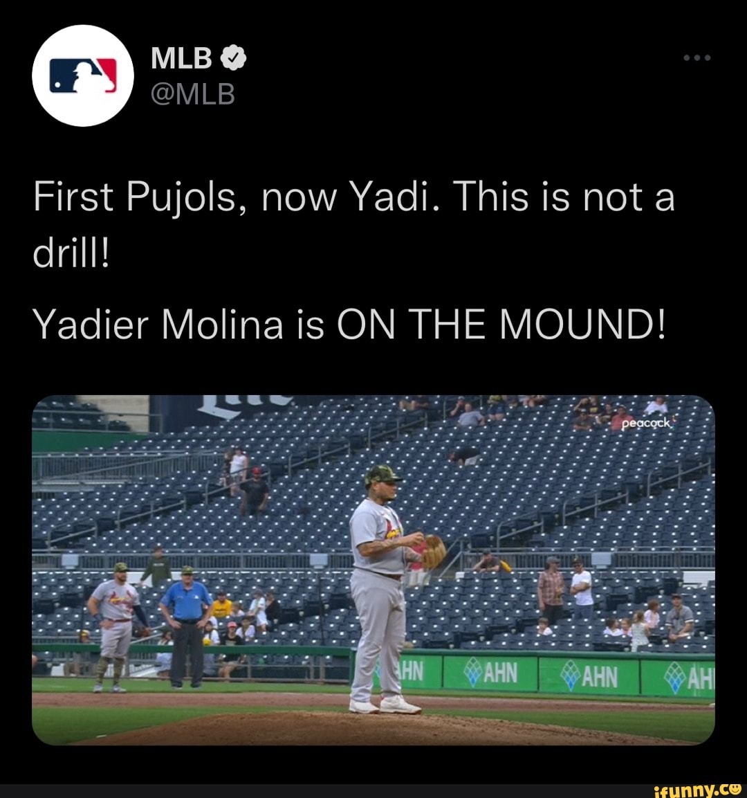 MLB - First Pujols, now Yadi. This is not a drill! Yadier Molina