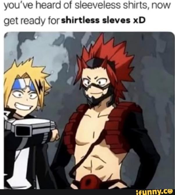 you've heard of sleeveless shirts, now get ready for shirtless sleves xD