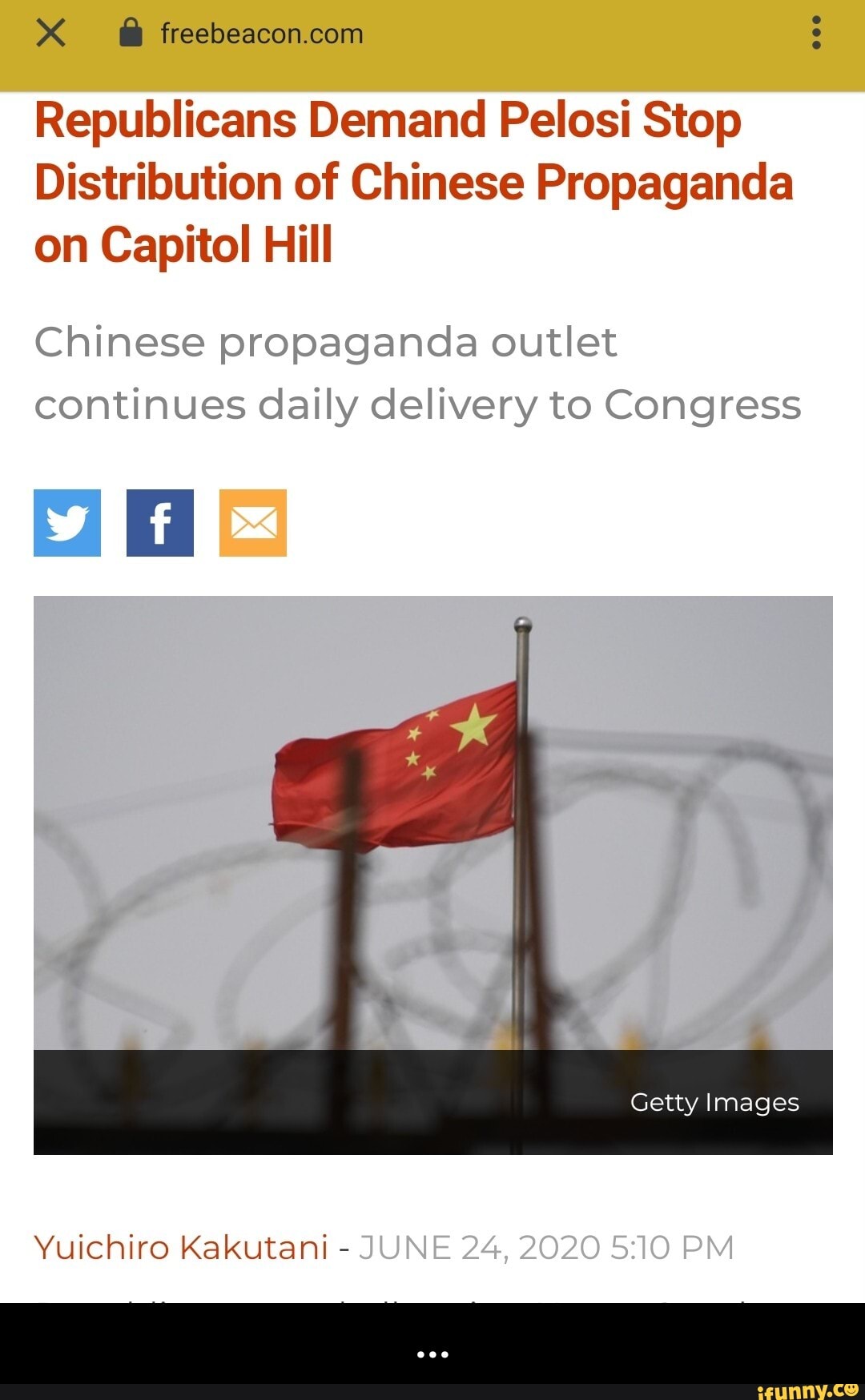 Republicans Demand Pelosi Stop
Distribution of Chinese Propaganda
on Capitol Hill - ...