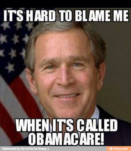 ITS HARD TO BLAME ME
WHENITS
CALLED
OBAMACARE!