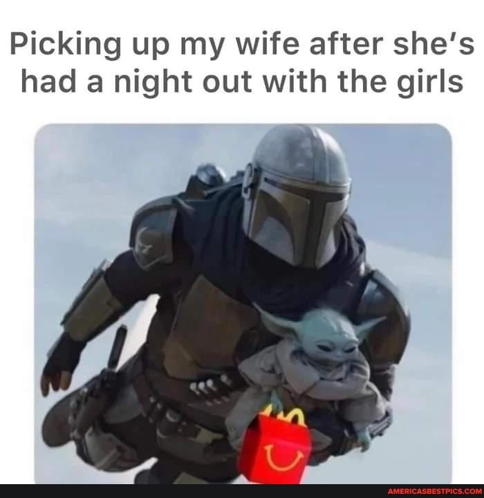 Picking up my wife after she's had a night out with the girls