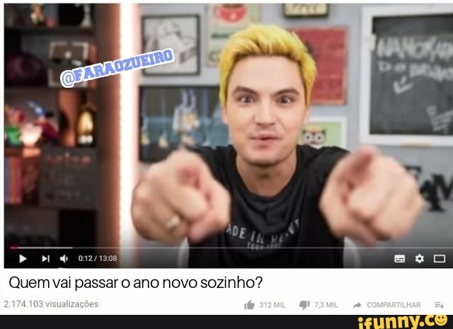 DOM 4 corra
Quem vai passar o ano novo sozinho?