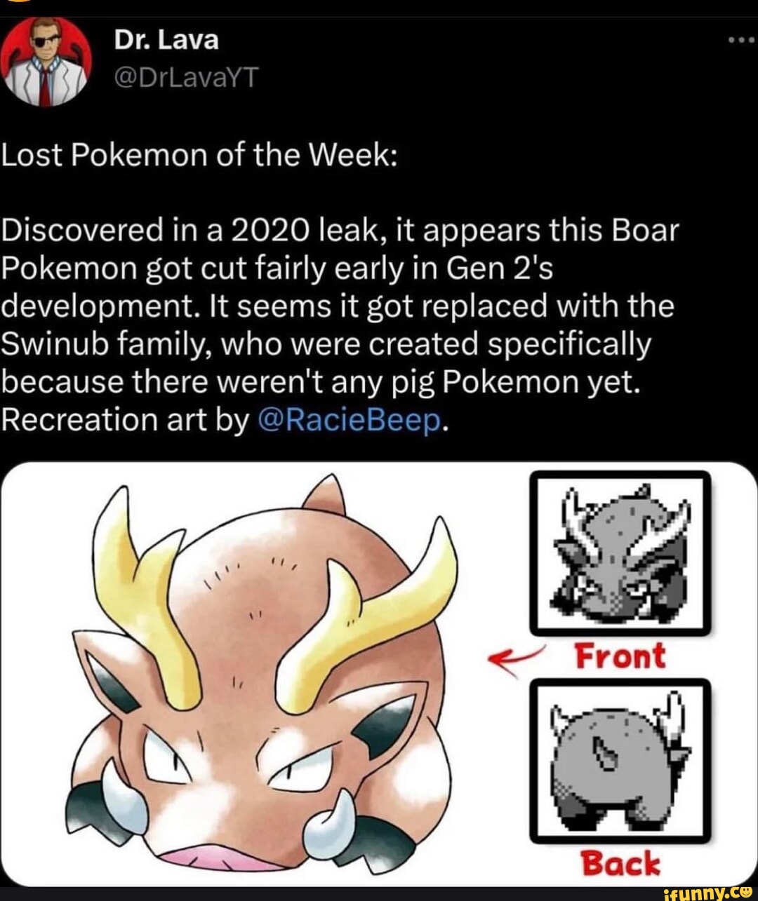 Swinub used Scary Face! tiny can derpface learn Scary like you can learn Scary  Face? Ursaring's Speed harshly fell! - iFunny Brazil