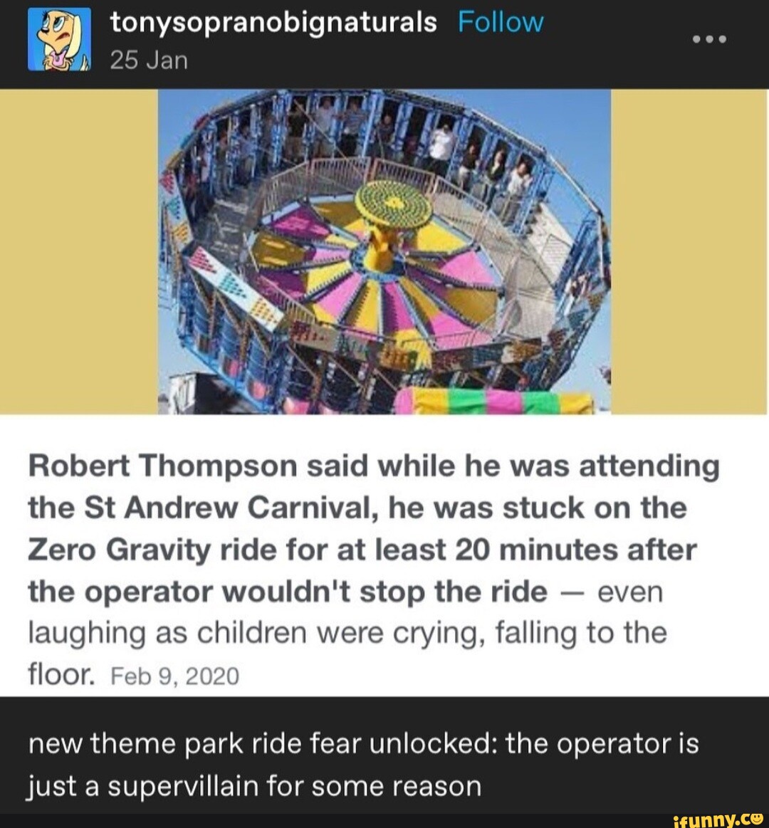 Tonysopranobignaturals Follow 25 Jan Robert Thompson said while he was